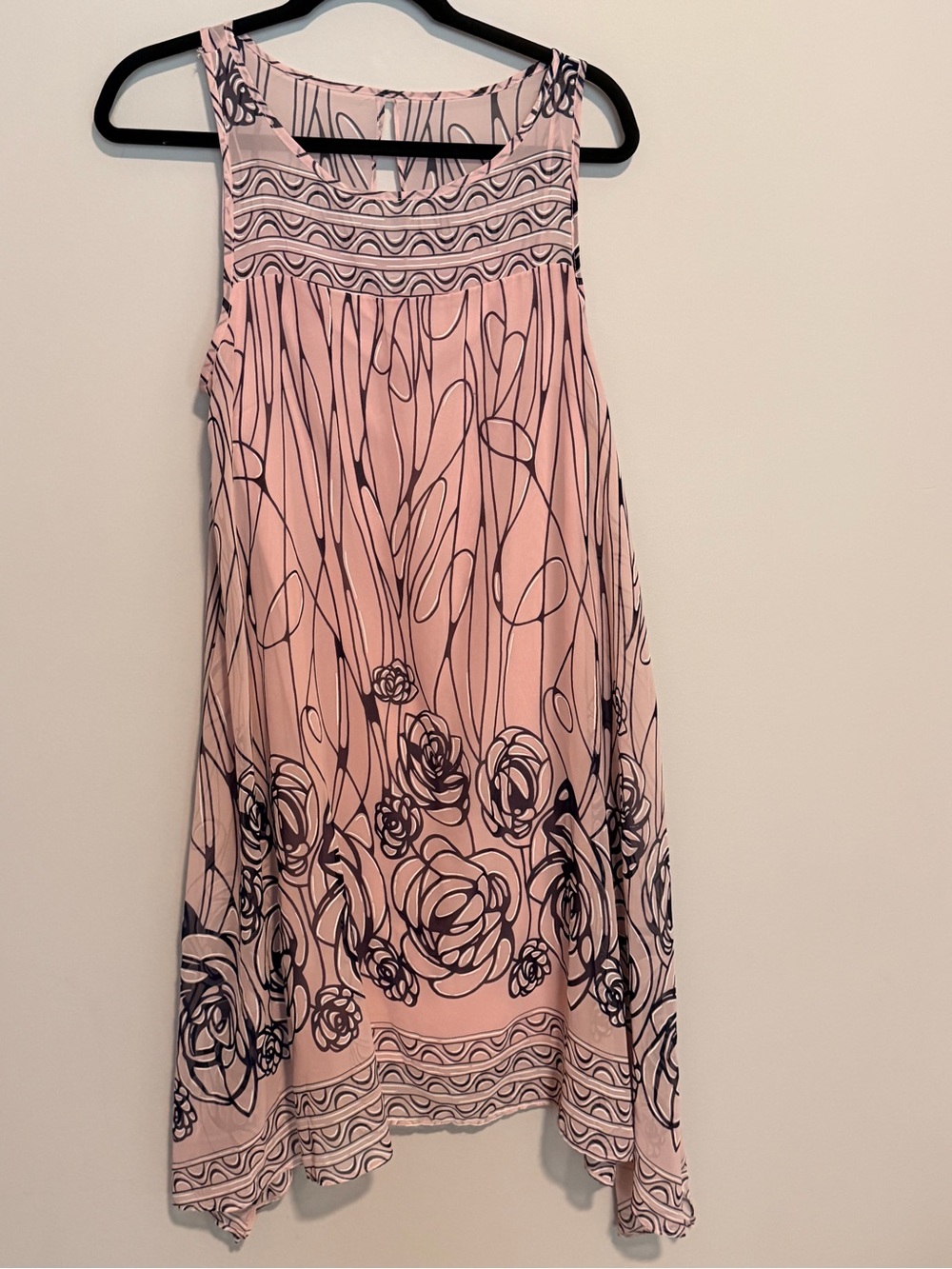 Robbie Bee Women's 10 Tiered Ruffle Hem Sleeveless Midi Dress with lining